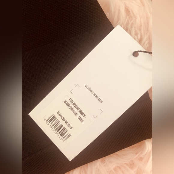 Womens small gymshark flex cycling shorts black/charcoal new with tags - Picture 4 of 9